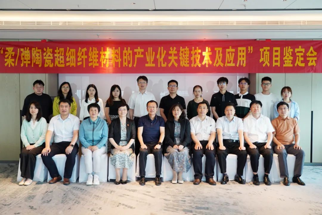 柔/彈陶瓷超細纖維材料的產業化關鍵技術及應用項目成功鑒定，成果達國際先進水平